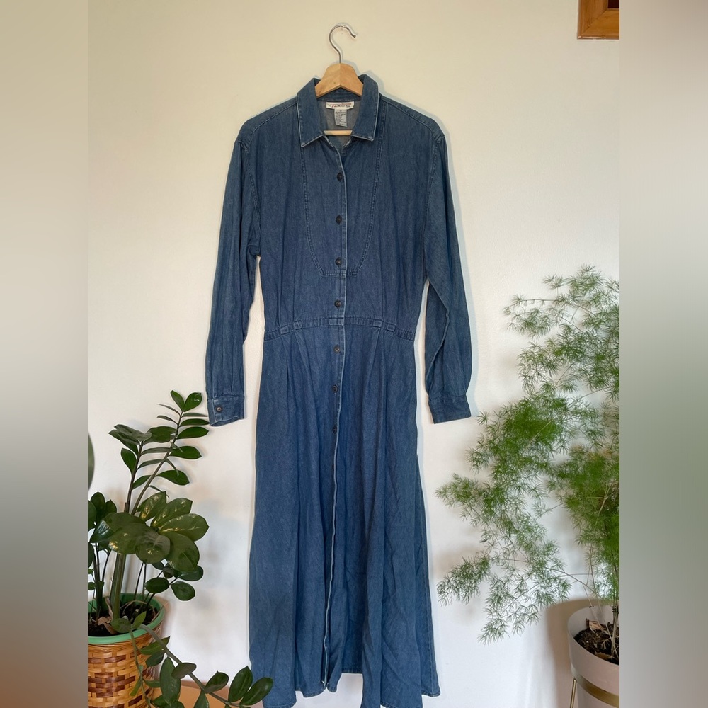 Vintage Denim western inspired Dress